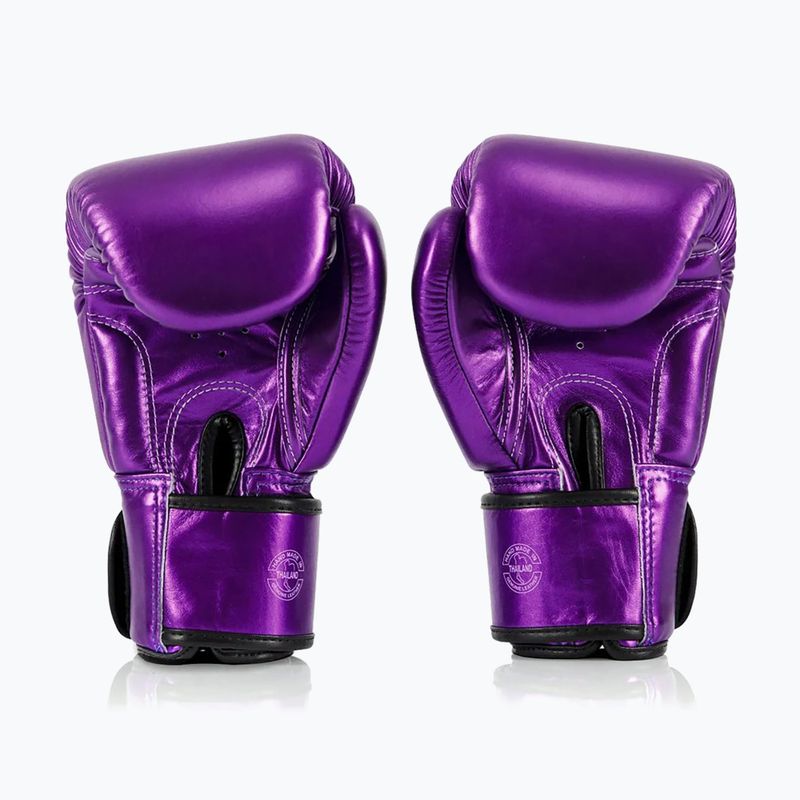 Rękawice bokserskie Fairtex Metallic Boxing purple 2