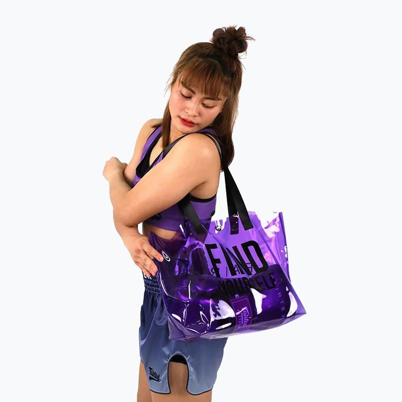 Rękawice bokserskie Fairtex Metallic Boxing purple 6