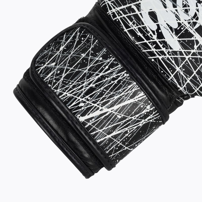 Rękawice boskerskie Fairtex Microfiber Art Collections Painter black/white 6