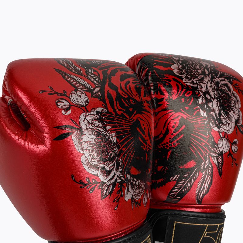 Rękawice bokserskie Fairtex Golden Jubilee red 7