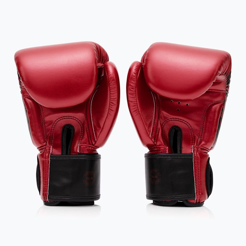 Rękawice bokserskie Fairtex Golden Jubilee red 2
