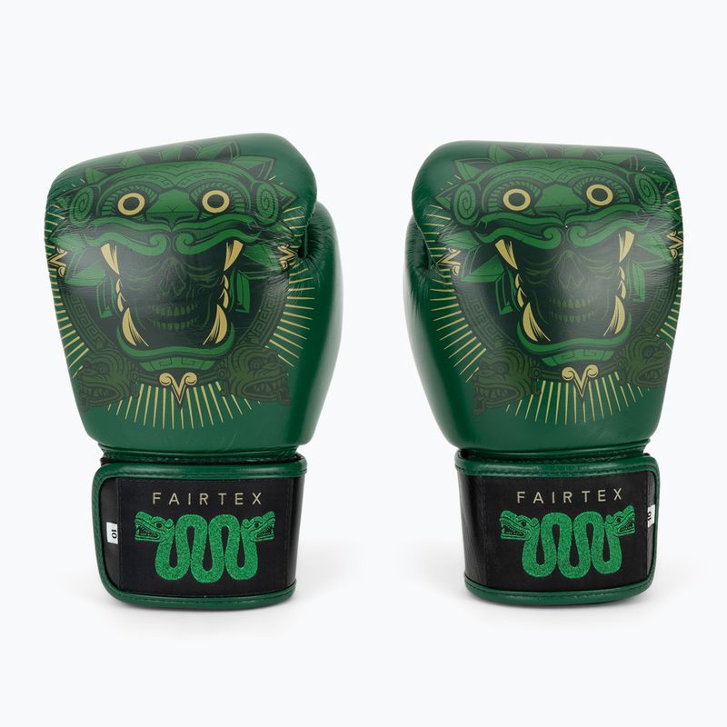Rękawice bokserskie Fairtex X Tom Atencio Boxing Resurrection green 2