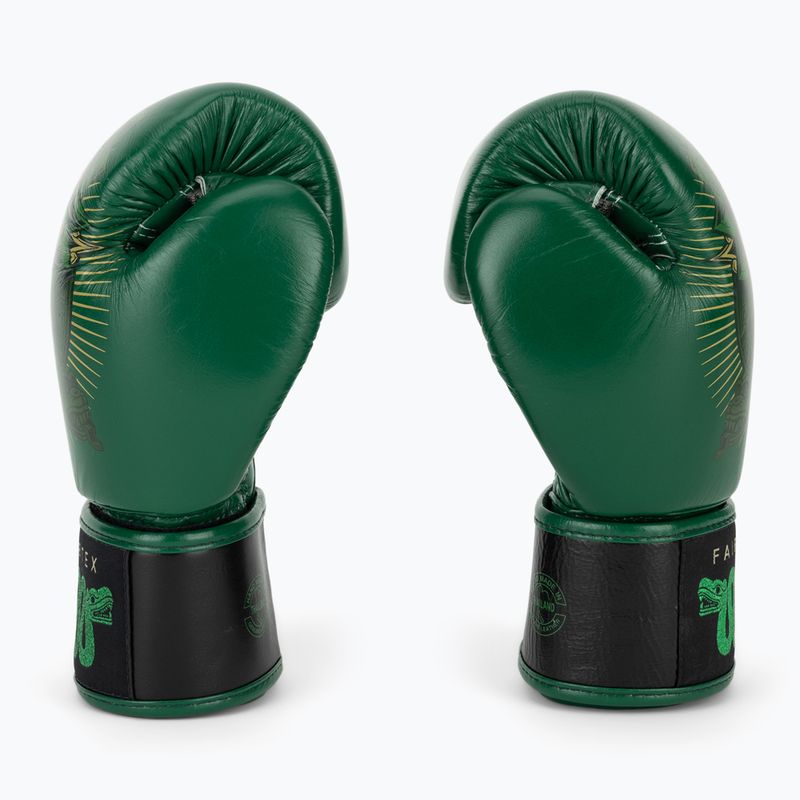 Rękawice bokserskie Fairtex X Tom Atencio Boxing Resurrection green 4