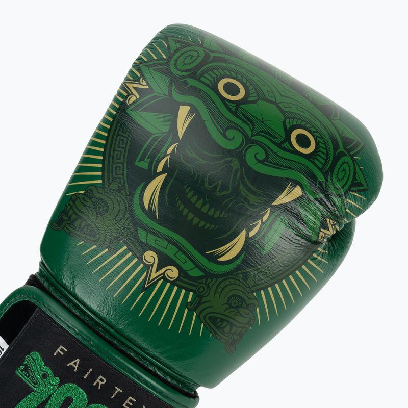 Rękawice bokserskie Fairtex X Tom Atencio Boxing Resurrection green 5
