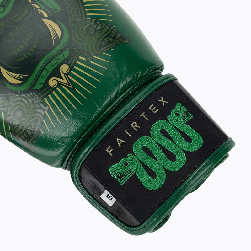 Rękawice bokserskie Fairtex X Tom Atencio Boxing Resurrection green 6