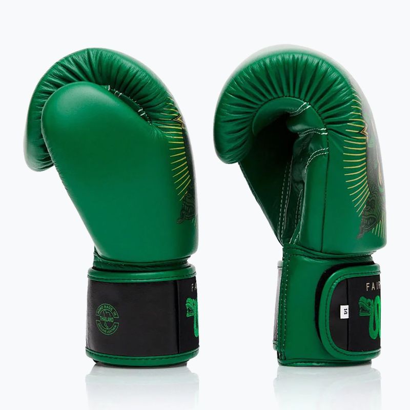 Rękawice bokserskie Fairtex X Tom Atencio Boxing Resurrection green 3