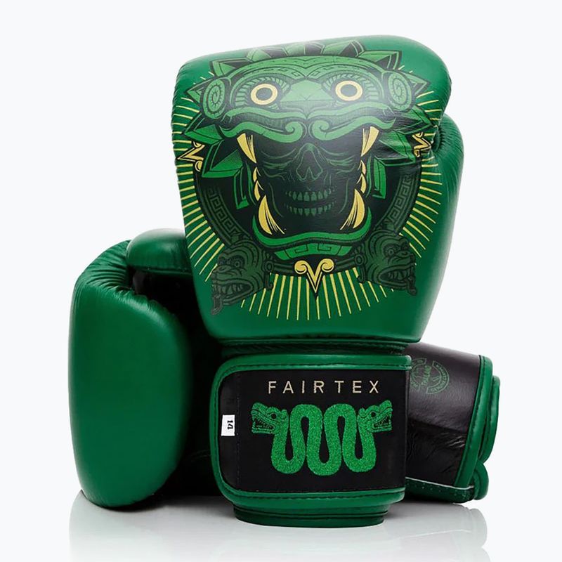 Rękawice bokserskie Fairtex X Tom Atencio Boxing Resurrection green 4