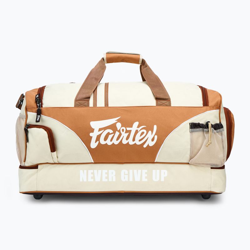 Torba treningowa Fairtex Gym Bag khaki/orange