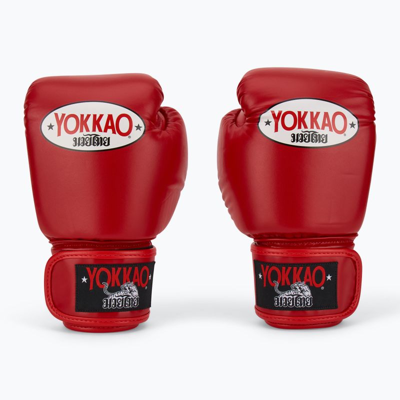 Rękawice bokserskie męskie YOKKAO Matrix red 2