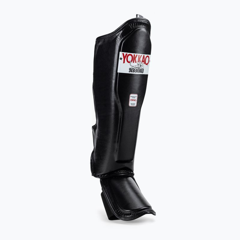 Ochraniacze piszczeli i stóp YOKKAO Matrix Shin Guards black 2