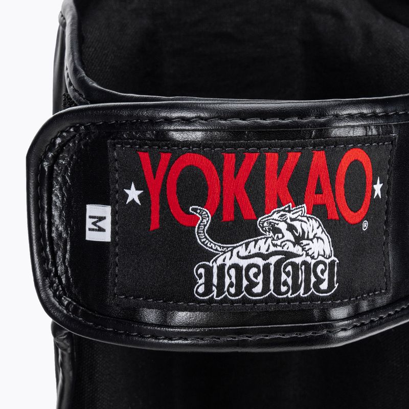 Ochraniacze piszczeli i stóp YOKKAO Matrix Shin Guards black 4