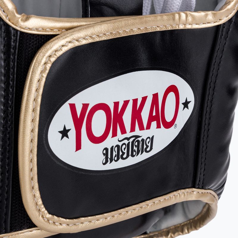 Kask bokserski męski YOKKAO Training Headguard black 3