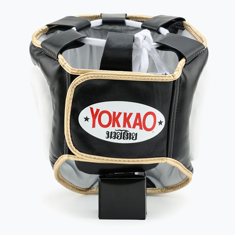 Kask bokserski męski YOKKAO Training Headguard black 7