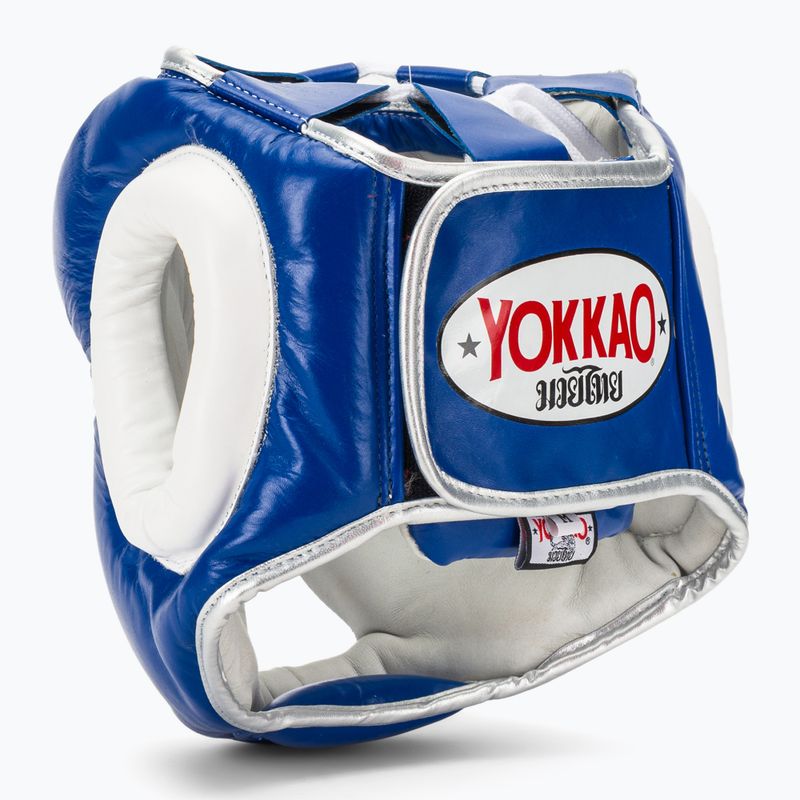 Kask bokserski męski YOKKAO Training blue 3