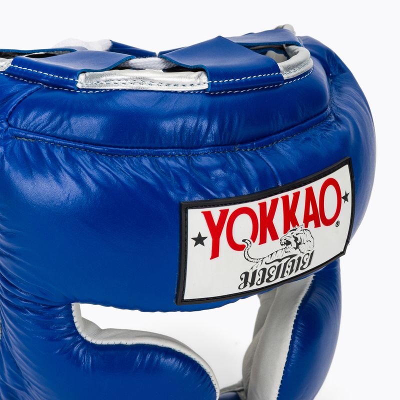 Kask bokserski męski YOKKAO Training blue 4