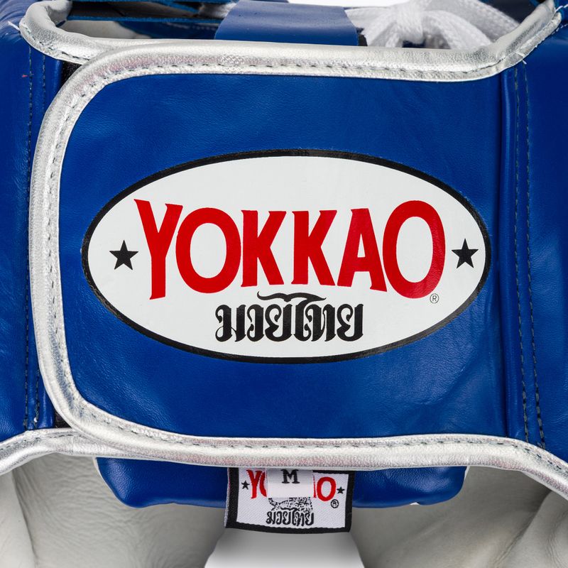 Kask bokserski męski YOKKAO Training blue 5