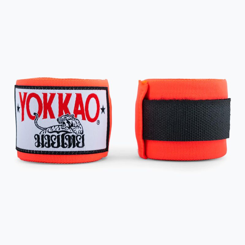 Bandaże bokserskie YOKKAO Handwraps 400 cm neon orange 3