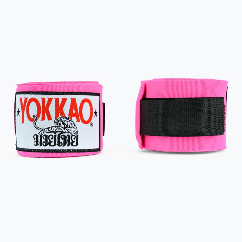 Bandaże bokserskie YOKKAO Handwraps 400 cm pink 3