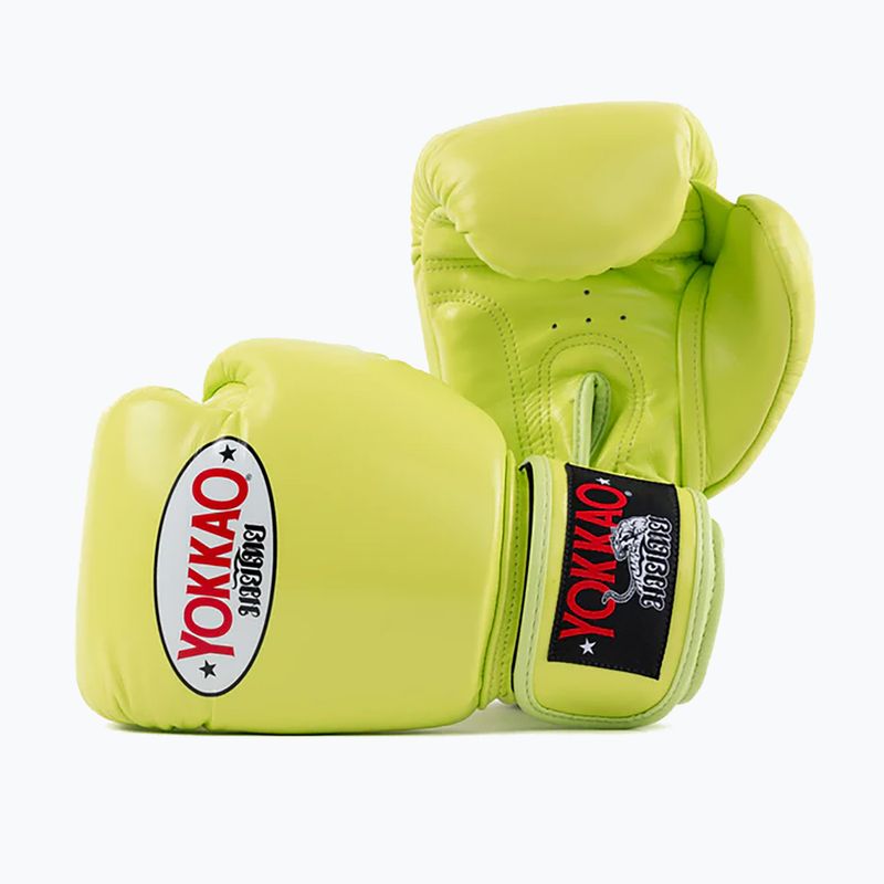 Rękawice bokserskie męskie YOKKAO Matrix lime punch