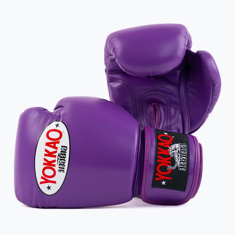 Rękawice bokserskie męskie YOKKAO Matrix flash purple