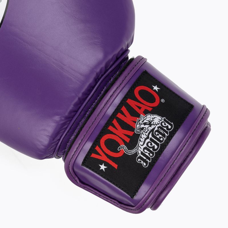 Rękawice bokserskie męskie YOKKAO Matrix flash purple 6