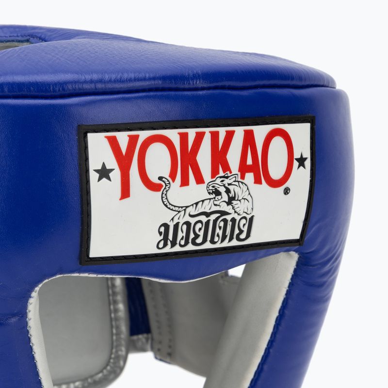 Kask bokserski YOKKAO Competition blue 4