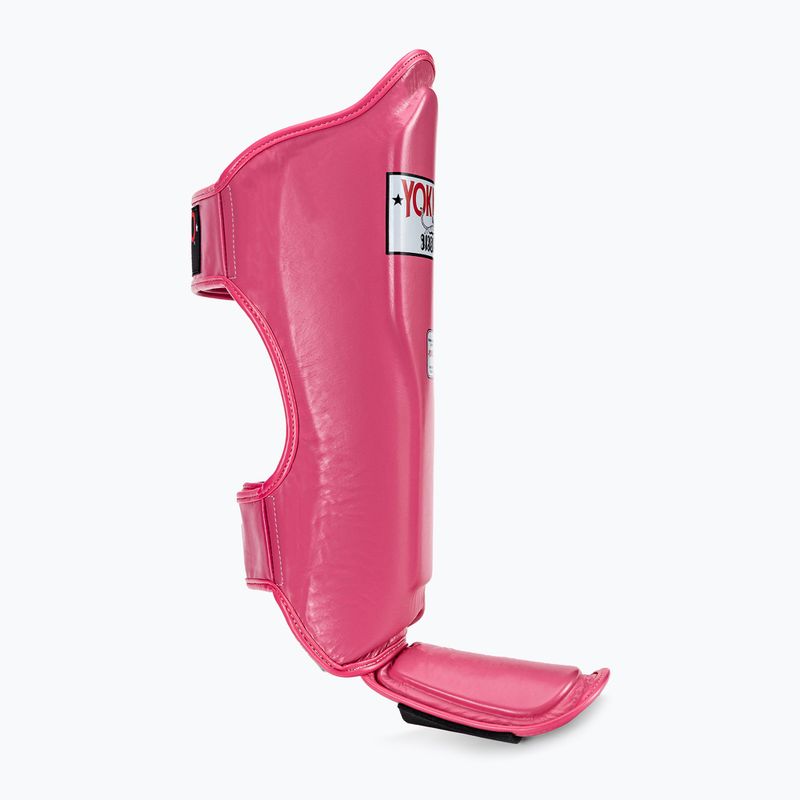 Ochraniacze piszczeli i stóp YOKKAO Matrix Shin Guards hot pink 3