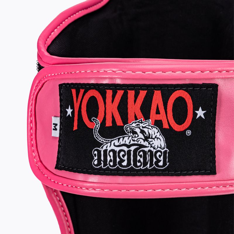 Ochraniacze piszczeli i stóp YOKKAO Matrix Shin Guards hot pink 4