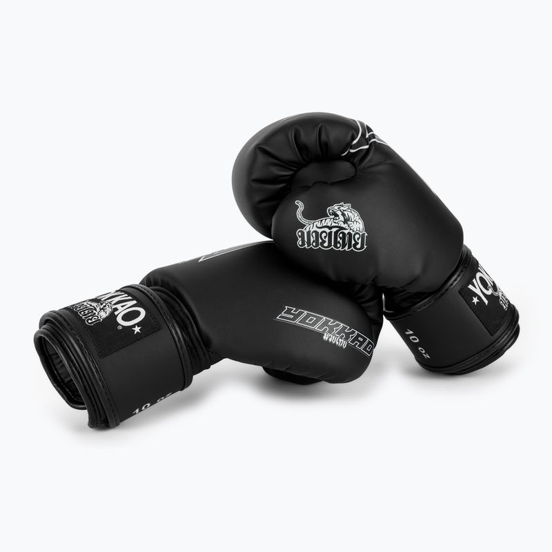 Rękawice bokserskie YOKKAO Institution Boxing black 7
