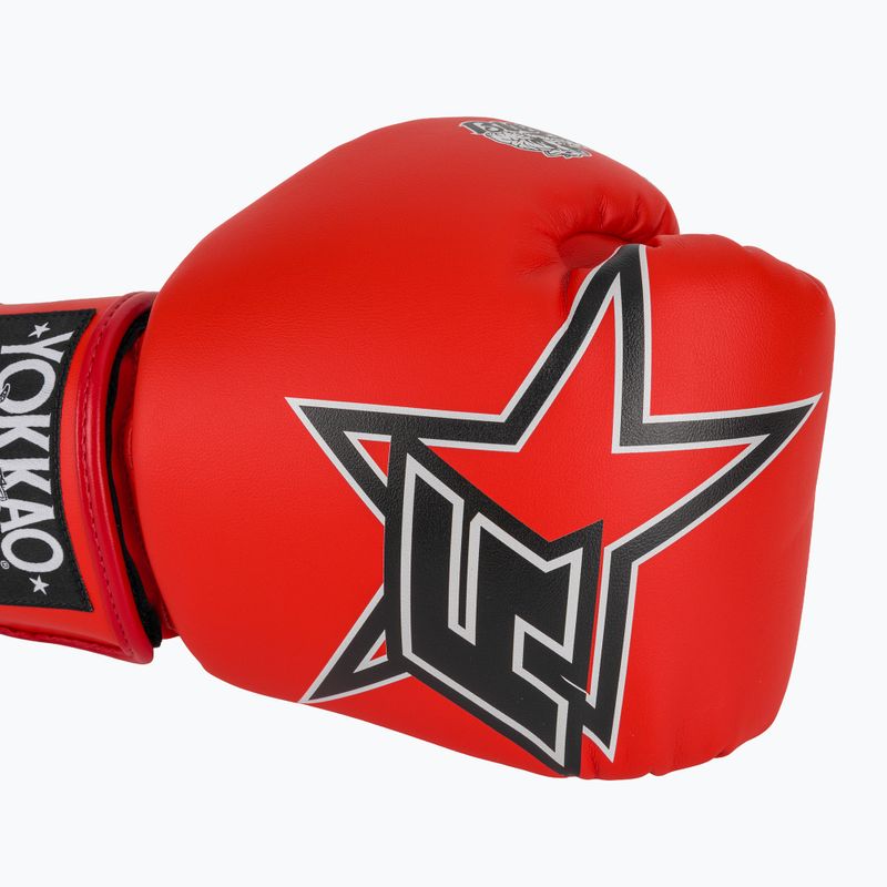 Rękawice bokserskie YOKKAO Institution Boxing red 5