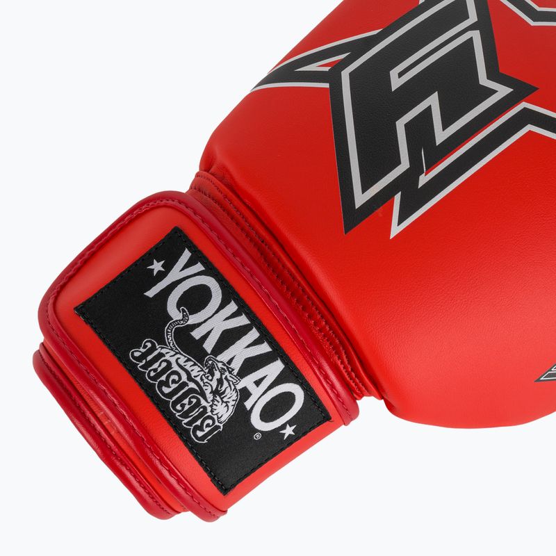 Rękawice bokserskie YOKKAO Institution Boxing red 6
