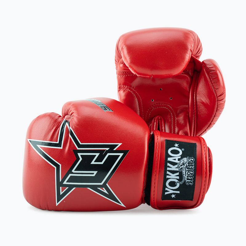 Rękawice bokserskie YOKKAO Institution Boxing red 2
