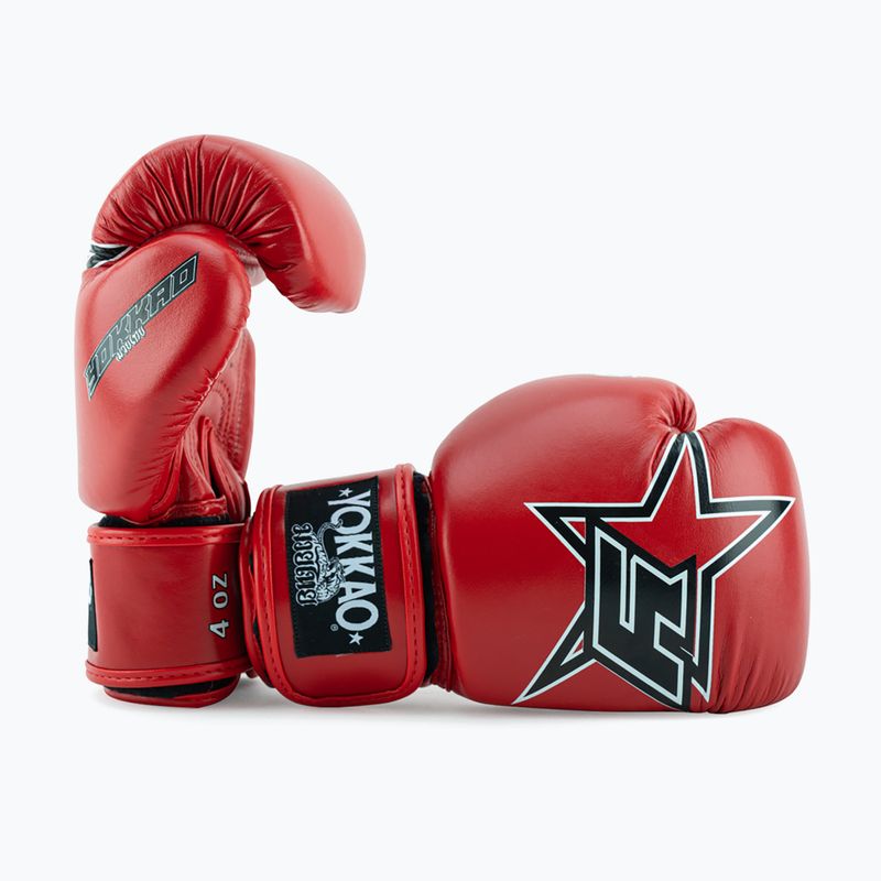 Rękawice bokserskie YOKKAO Institution Boxing red 3
