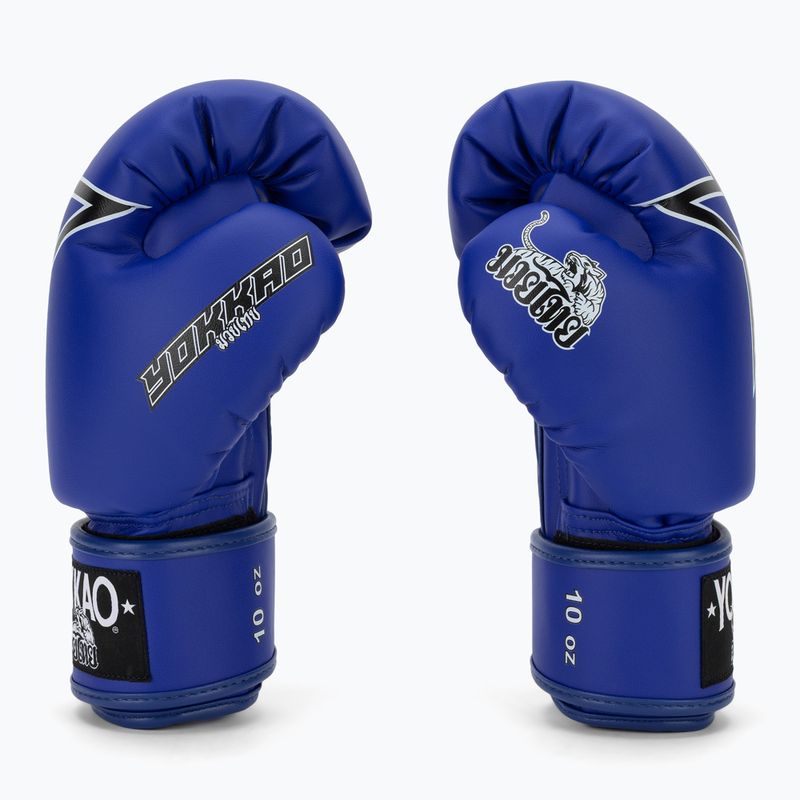 Rękawice bokserskie YOKKAO Institution Boxing blue 4