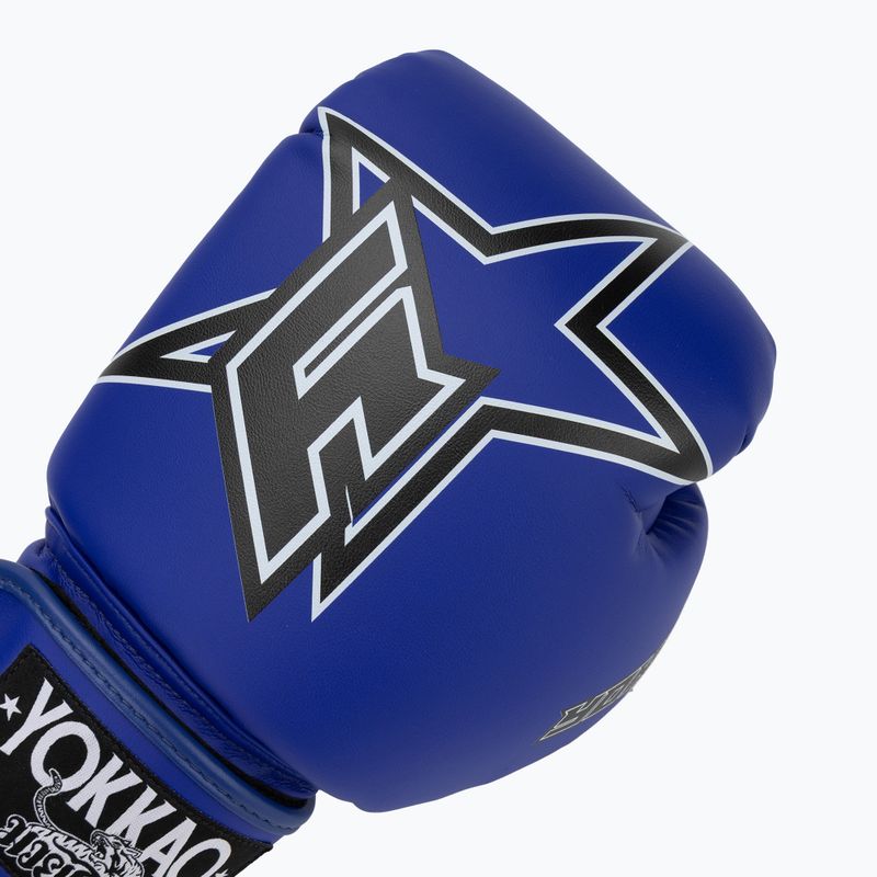 Rękawice bokserskie YOKKAO Institution Boxing blue 5