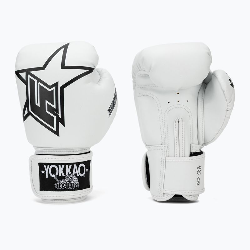 Rękawice bokserskie YOKKAO Institution Boxing white