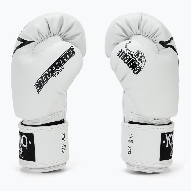 Rękawice bokserskie YOKKAO Institution Boxing white 4