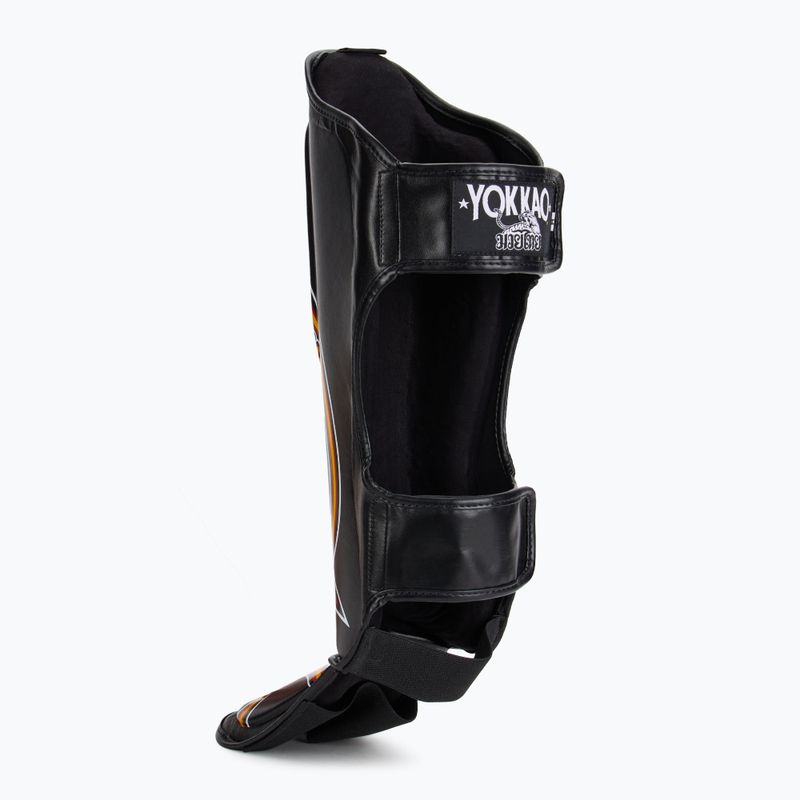 Ochraniacze piszczeli i stóp YOKKAO Vertical black 3