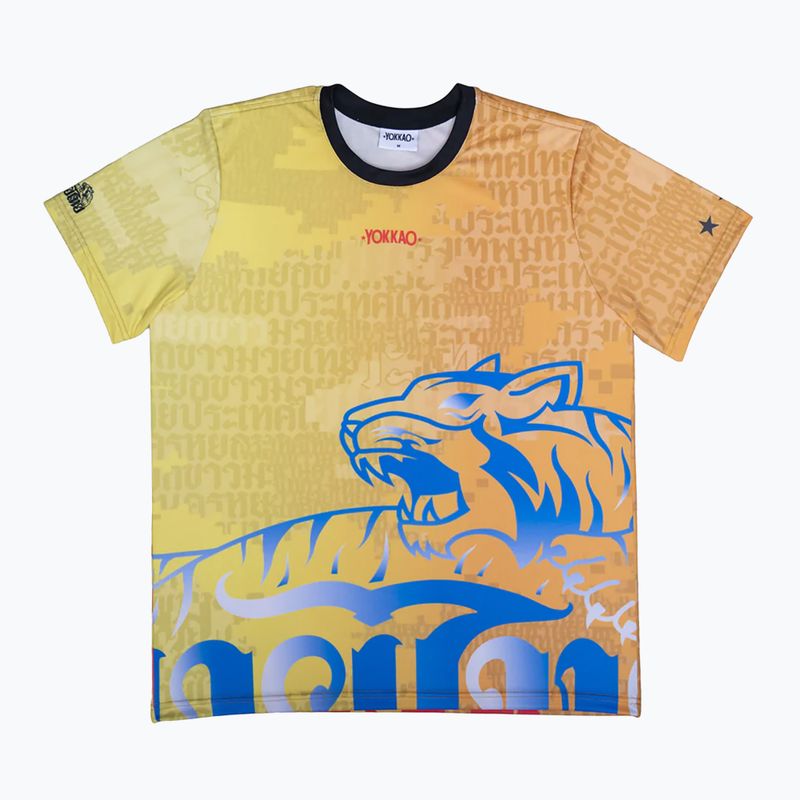 Koszulka treningowa YOKKAO Breakfast At The Gym yellow