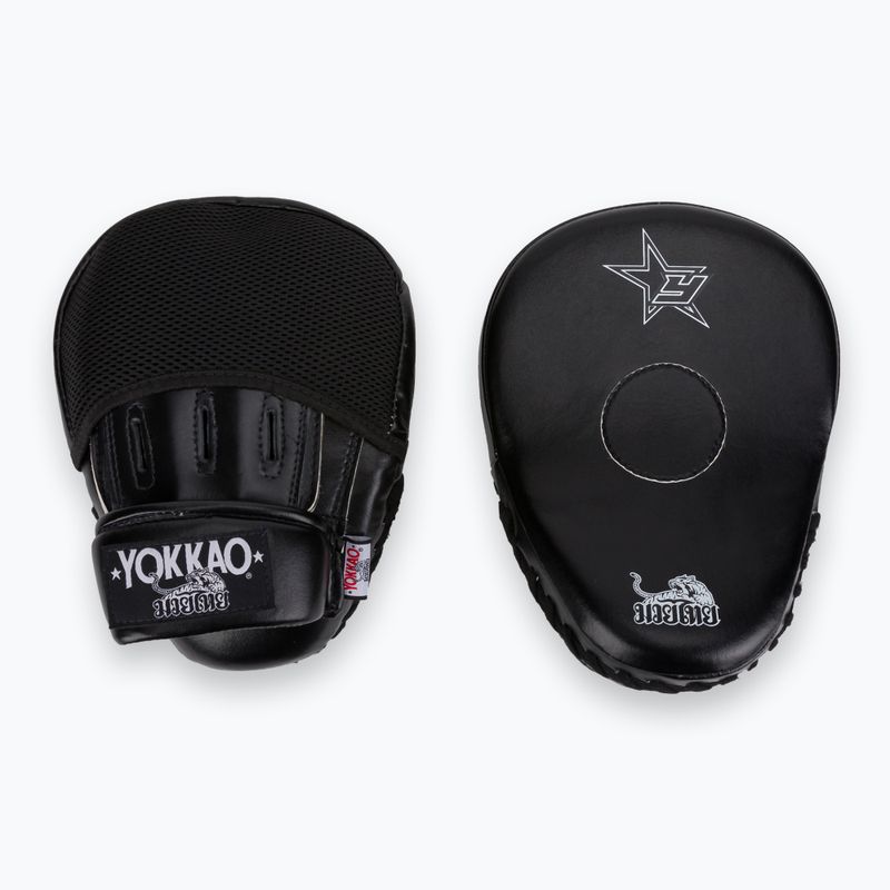 Łapy treningowe trenerskie YOKKAO Institution Focus Mitts-Close black 2