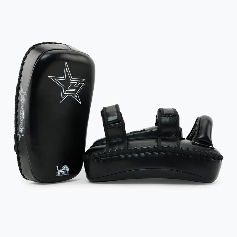 Łapy treningowe trenerskie do kopnięć YOKKAO Institution Kick Pads black 3