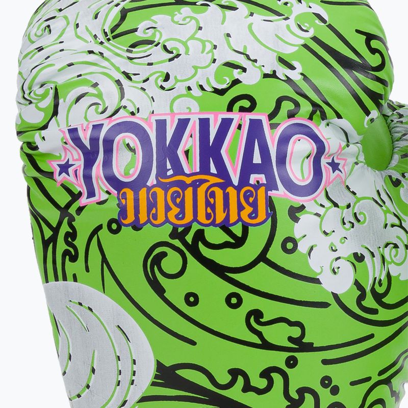 Rękawice bokserskie YOKKAO Hawaiian lime green 4