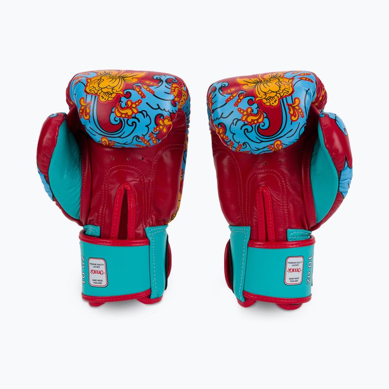 Rękawice bokserskie YOKKAO Hawaiian red 2
