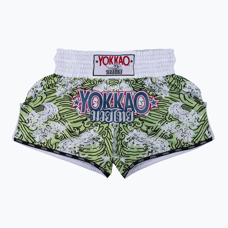 Spodenki treningowe YOKKAO Hawaiian lime green