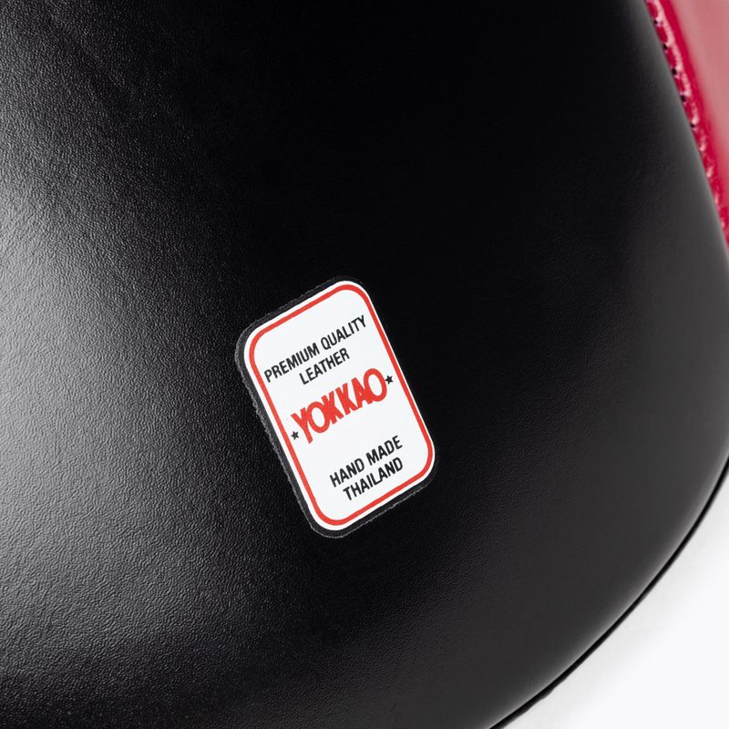 Pas do treningu uderzeń YOKKAO Belly Pad black/cerise 4