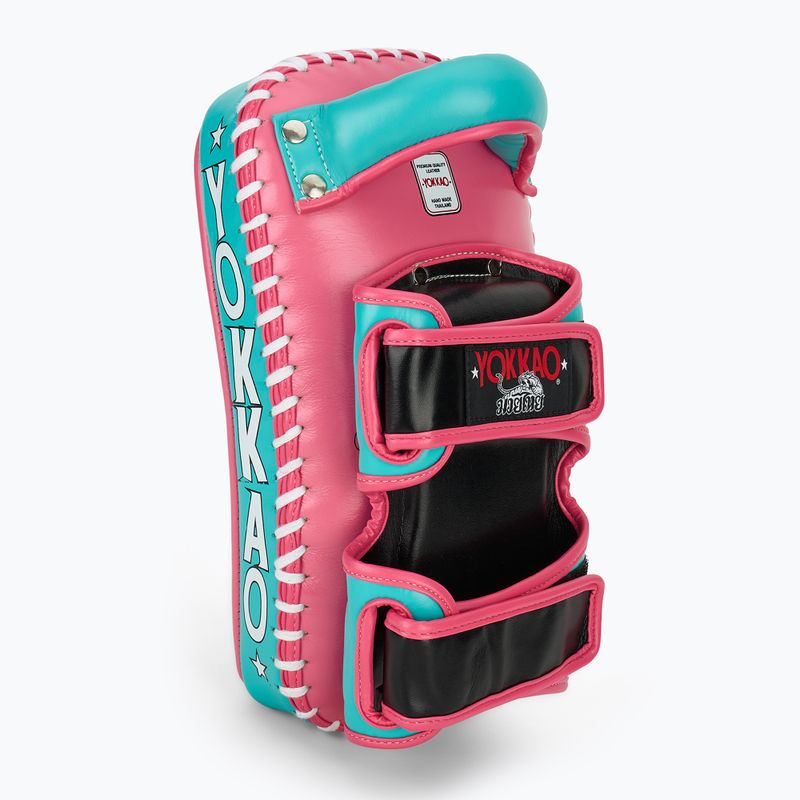 Tarcza treningowa YOKKAO Curved 2 szt. hot pink/island 2