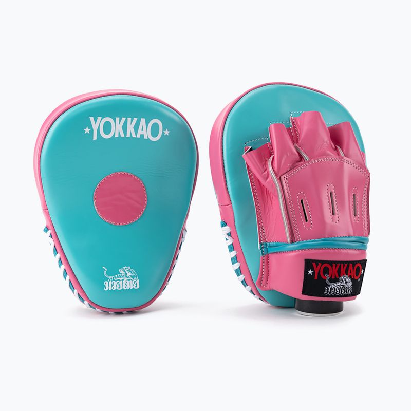 Tarcza treningowa YOKKAO Curved 2 szt. hot pink/island