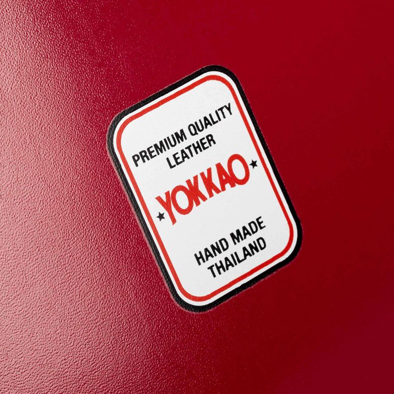 Pas do treningu uderzeń YOKKAO Belly Pad mango/cerise 5