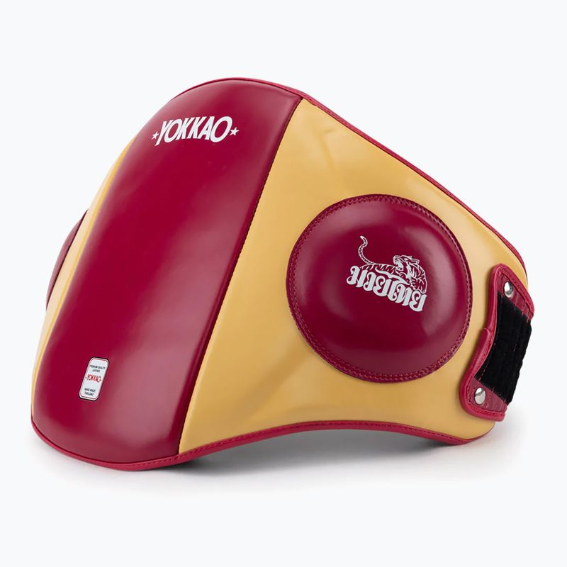 Pas do treningu uderzeń YOKKAO Belly Pad mango/cerise 2