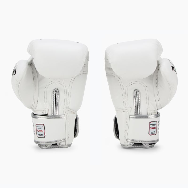 Rękawice bokserskie męskie YOKKAO Stadium white 3